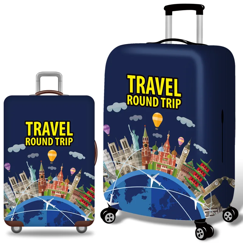 Blue City luggage Cover Thicker Travel Suitcase Protective Cover For Trunk Case Apply To 18 ''  32 '' Suitcase Cover