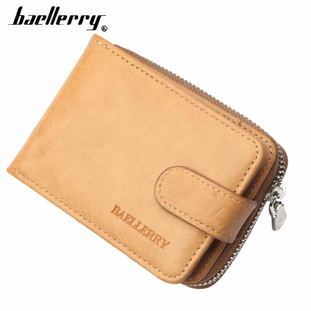 Мужские кошельки baellerry короткий дизайн рюкзак из кожи держатель для карт Высококачественный винтажный мужской кошелек держатель для монет Брендовые мужские кошельки