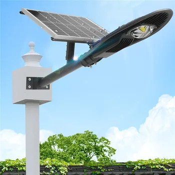 

20W Waterproof LED Solar Street Light Solar Radar Sensor Road Lamp with 45cm Lamp Arm and Remote Control