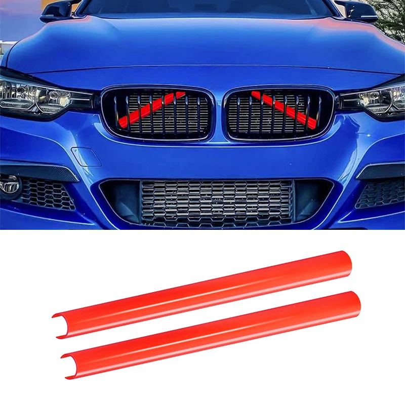 Передняя M дизайнерская решетка вставка для радиатора отделочные полосы BMW F30 F32 F33