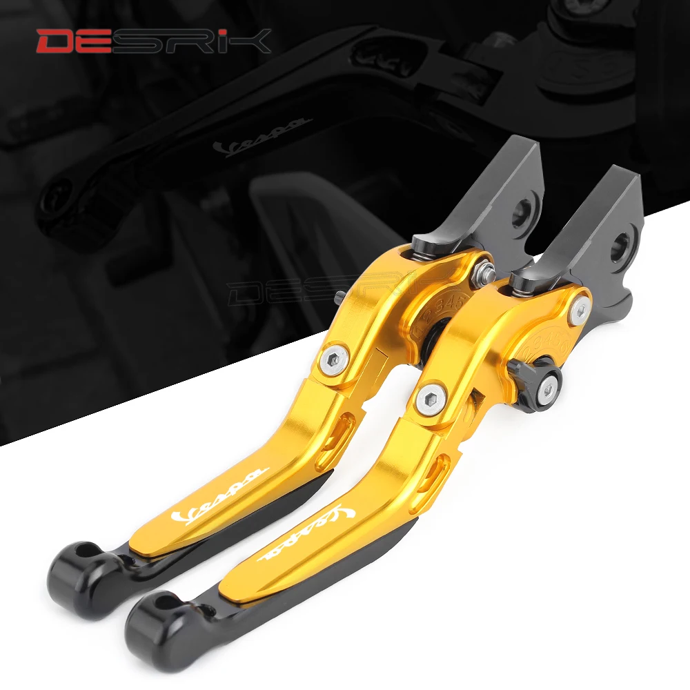 CNC Алюминиевый Регулируемый складной выдвижной рычаг сцепления для мотоциклов Vespa Granturismo 125/200 GTS 125/250 S300 Super