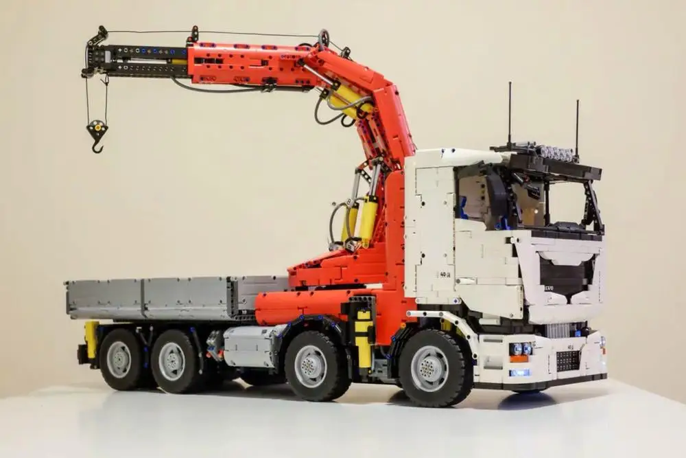 RC power function Technic летучая мышь грузовик внедорожный спасательный кран MOC-8800 строительные блоки игрушка Набор Обучающие Дети подарки на день рождения