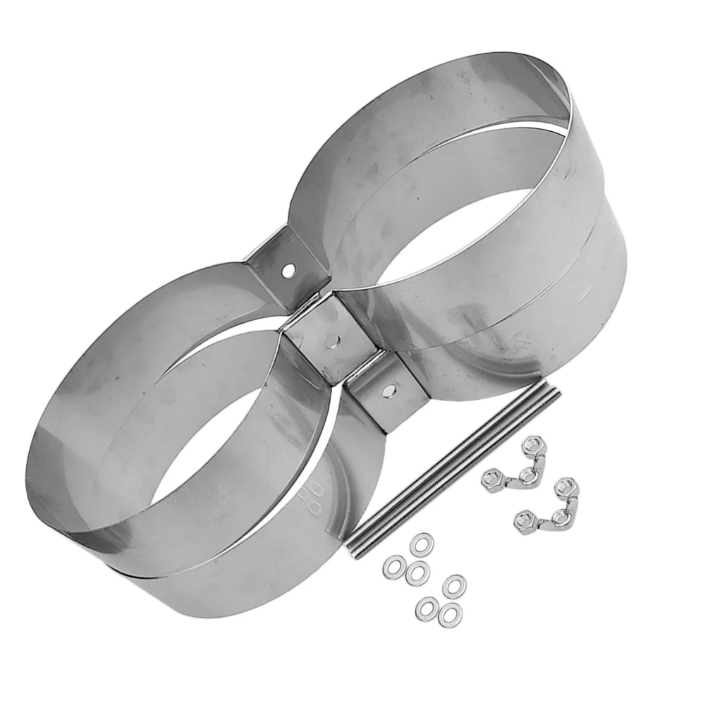 

Stainless Steel Double Scuba Diving Cylinder Tank Bands for Various Size