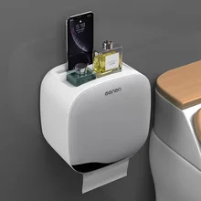 Ванная комната Водонепроницаемая коробка для салфеток для туалета бесплатно пробивая держатель настенная салфетница коробки контейнер для салфеток кухня организовать