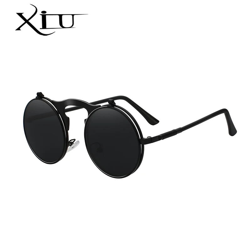 XIU Steampunk Lentes de Sol para Hombres UV400 - A5pasos