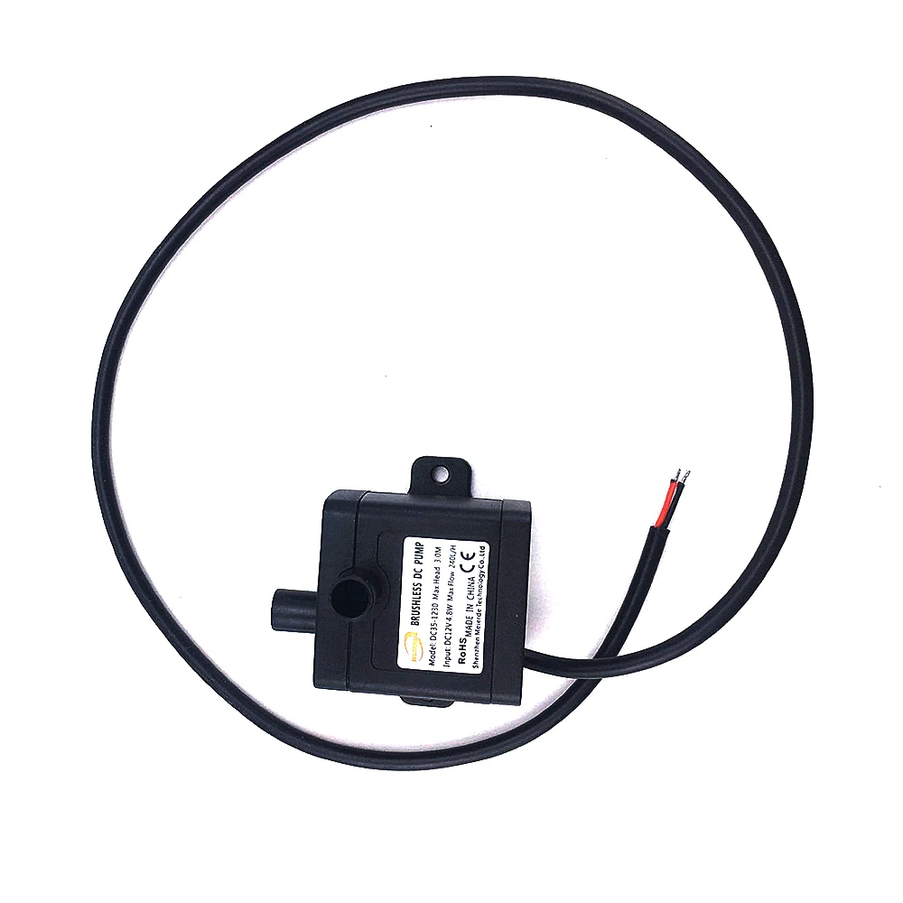 

Water Pump 12V 4.8W 260L/H Ultra-quiet Mini Brushless Fountain PumpSubmersible Fountain Aquarium Circulating Filter