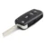 KEYYOU NEW 3 Button Flip Fob Remote Folding Key Shell for VW VOLKSWAGEN Tiguan Golf Sagitar Polo MK6 Uncut Blade Fob