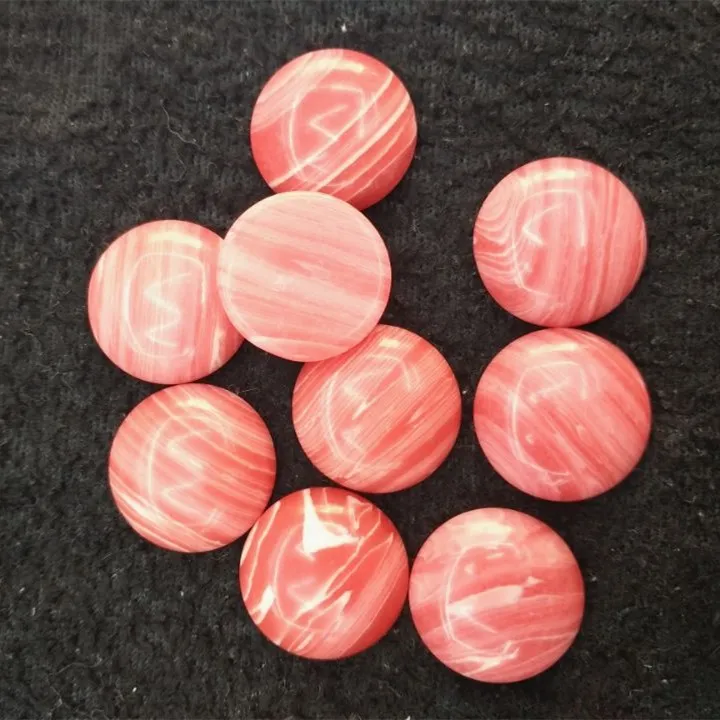 Новые Красные кабошоны из rhdorite 10 шт. бусины без отверстий круглые формы два цвета