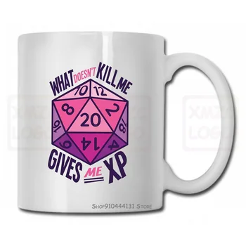 

Rpg Dice Mens Mug Cup Xp Design Geek Retro Cotton Regular Fit Women Men
