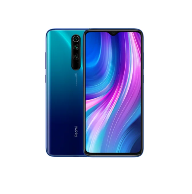 Ocean Blue 64GB Redmi Note 8 Pro Xiaomi Глобальная версия 6 ГБ 64 ГБ / 128 ГБ Смартфон G90T Octa Core 6,53 ”64-мегапиксельная 4500 мАч NFC Мобильный телефон Android - Цвет: Ocean Blue 64GB