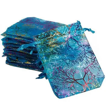 

100pcs 10x15cm Organza Jewelry Pouch Wedding Party Favour Gift Bags (100pcs)