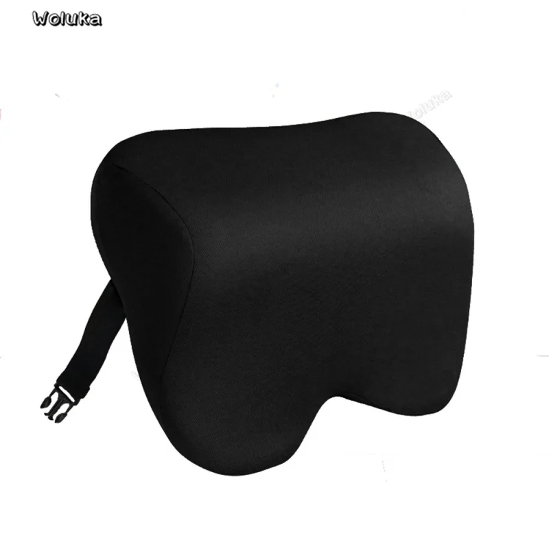 Headrest Car Neck Pillow Seat lumbar Pillow in auto back Memory Foam Fabric For chair Support Cushion covers CD50 Q05