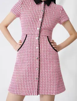 

2020 The New Style of Spring and Summer Fair Lady Style Is A Waist Down Knitted Dress Summer Dress Casual Dresses