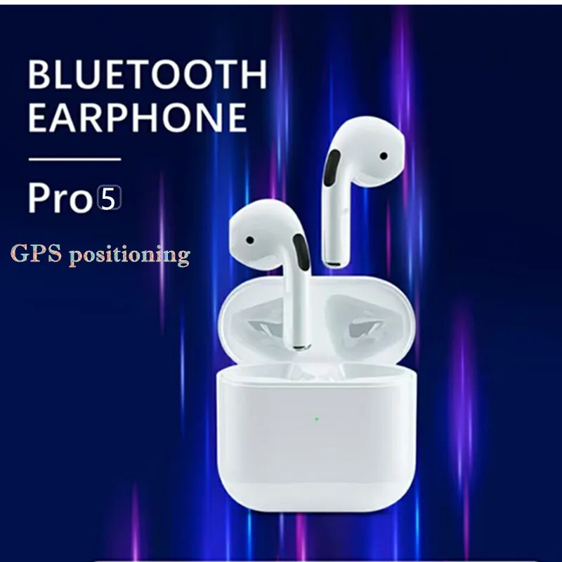 Mini Pro 5 Bluetooth Earphone TWS Wireless Headphones HiFi Music Earbuds Sport Gaming Headset PK Inpods i12 with GPS And Rename