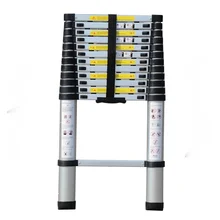 Échelle télescopique en aluminium dispositif télescopique, outil portable et pliable à poignée droite, ménage polyvalent