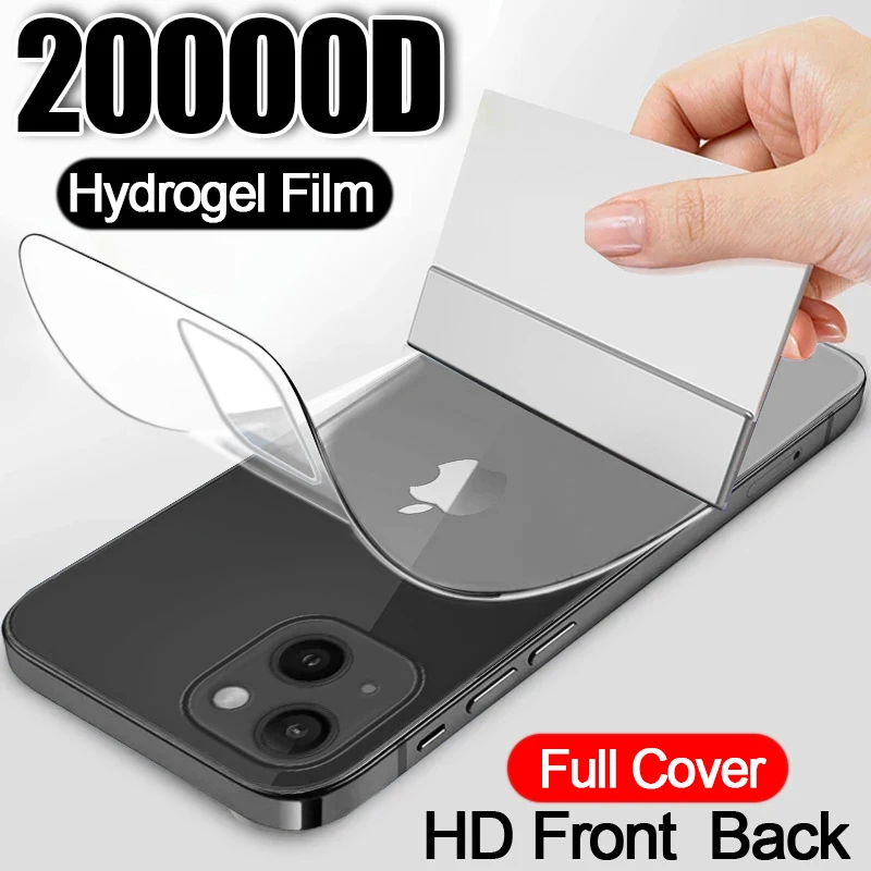20000D Передняя Задняя полная крышка протектор экрана для iPhone 13 12 11 Pro Max