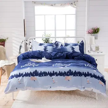 

Blue Night Sky Pattern Duvet Cover 220x240 Pillowcase 3PcsQuilt Cover 150x200 Bed CoverDouble Queen King Size Bedding Set 2020