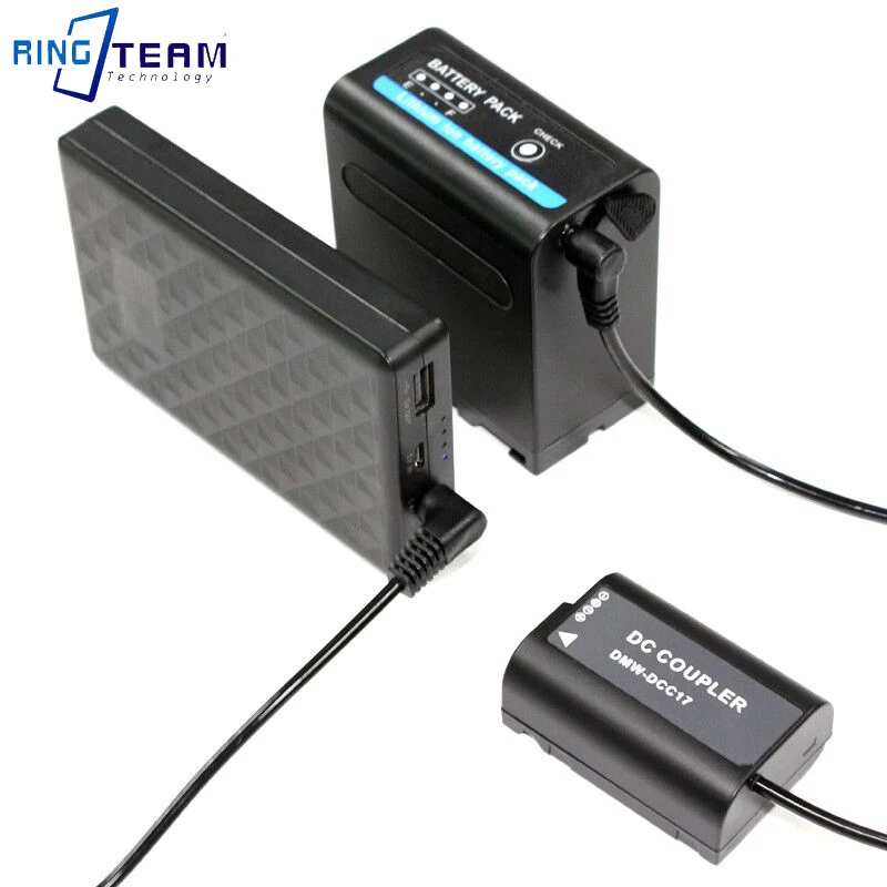 Manequim para Panasonic Cabo da Mola para Dmw-dcc17 Acoplador Bateria Dc-s5 Dc-s5k Lumix s5 dc 5.5*2.5mm Dmw-blk22 - Image 4