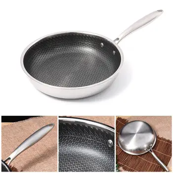 

2020 New Non-stick Pan Less Oil Smoke Frying Pan Household Wok Pancakes Fried Egg Fried Steak Gas Cooker Universal Cooking Pot