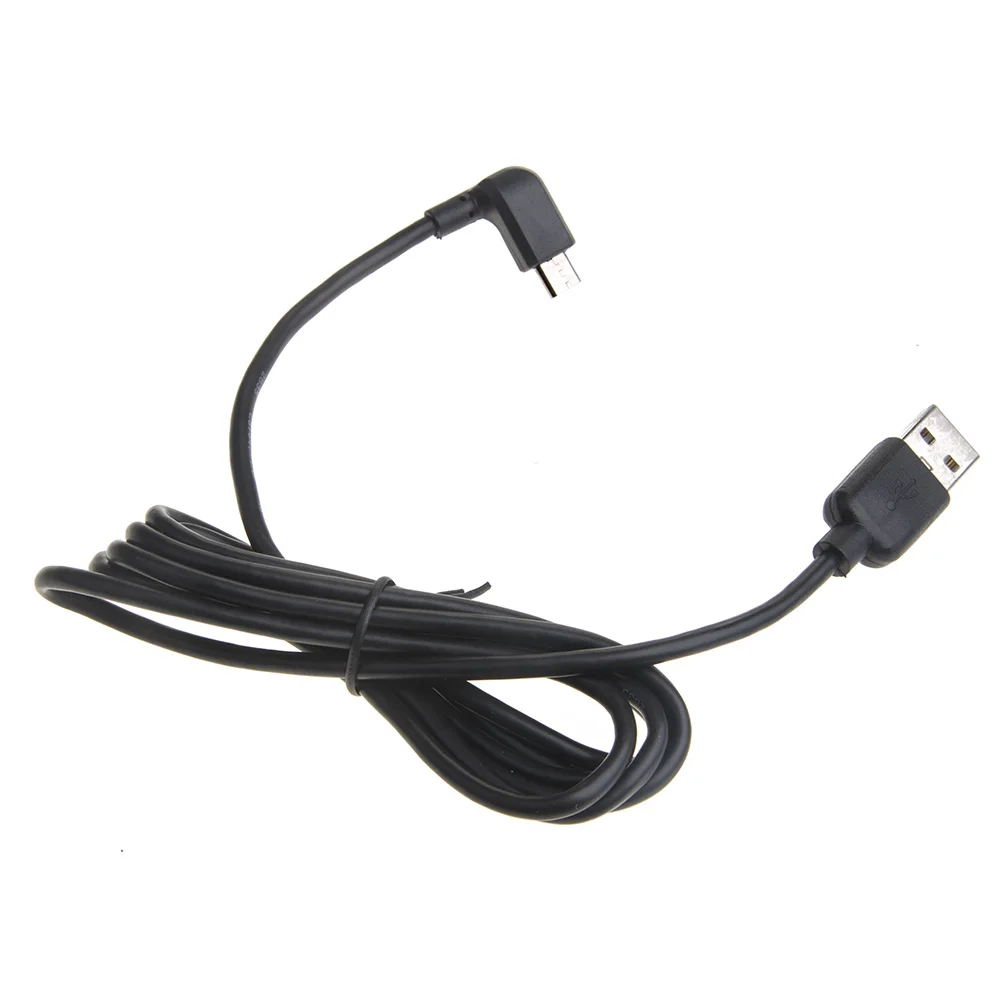 Черный микро USB кабель для синхронизации данных 90 градусов с изгибом TOMTOM GO 40 100