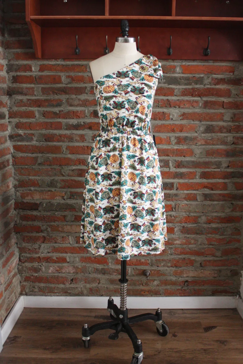 BacklakeGirls/ футболка с коротким рукавом на одно плечо коктейльные платья с рисунком Vestidos De Coctel Tallas Grandes Mujer