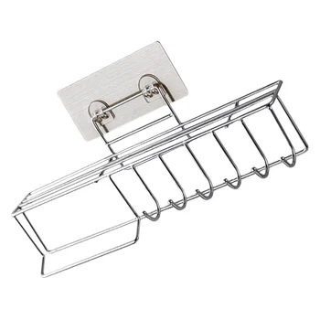 

1PC Practical Durable Simple Creative Kitchen Storage Rack for Kitchen Hanging Wall House