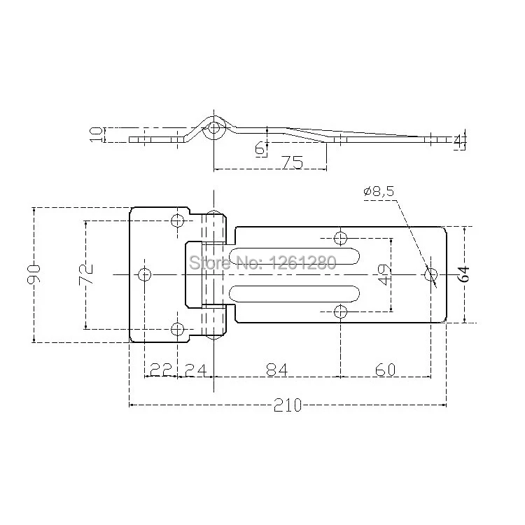 Dobradiças da porta