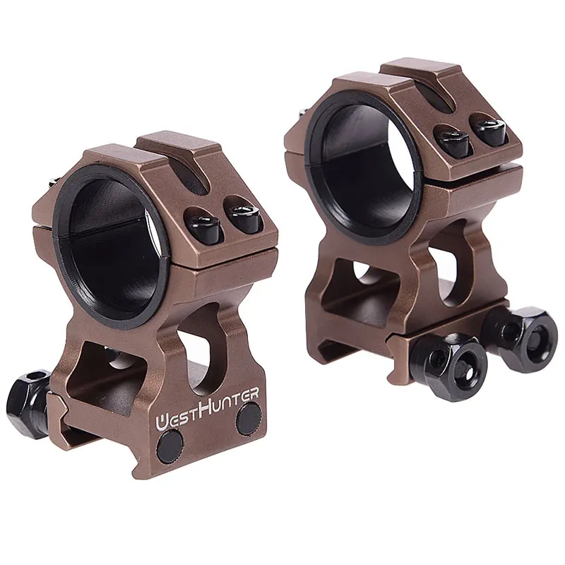 Rifle Scope Mount Ring,Rifle Scope Mount,Scope Mount Adapter WESTHUNTER Universal Tactical Rifle Scope Mounts 25.4MM/30MM Dual Rings Full CNC Process Picatinny 20mm Optical Sights Mounts