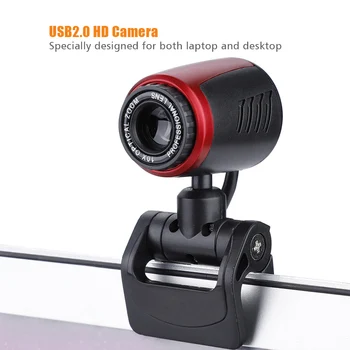 

USB2.0 with MIC 16MP HD Webcam Web USB Camera Cam 360Angle for Computer PC Laptop for Skype / MSN