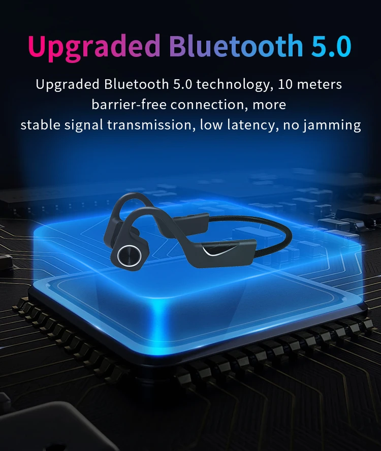 B10 портативные беспроводные наушники Bluetooth 5,0 беспроводные гарнитуры костной проводимости спортивные наушники с защитой от пота