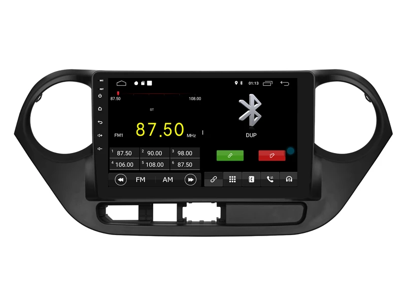 Cheap Car Android 9.0 Player for Hyundai I10 2014 2016 RHD tape recorder 4G Lte sim card Bluetooth GPS Radio Head Unit 2.5D IPS screen 5
