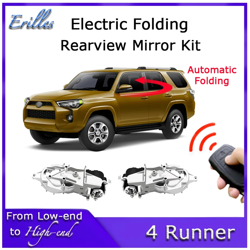 For TOYOTA 4Runner 20182021 Automatic Car Electric Rearview Mirror
