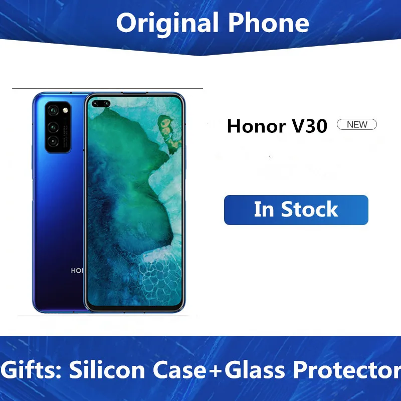 Honor View 30 Honor V30 5G мобильный телефон Kirin 990 Android 10,0 6,5" 2400X1080 8 Гб ram 128 ГБ rom 40.0MP 5 камер