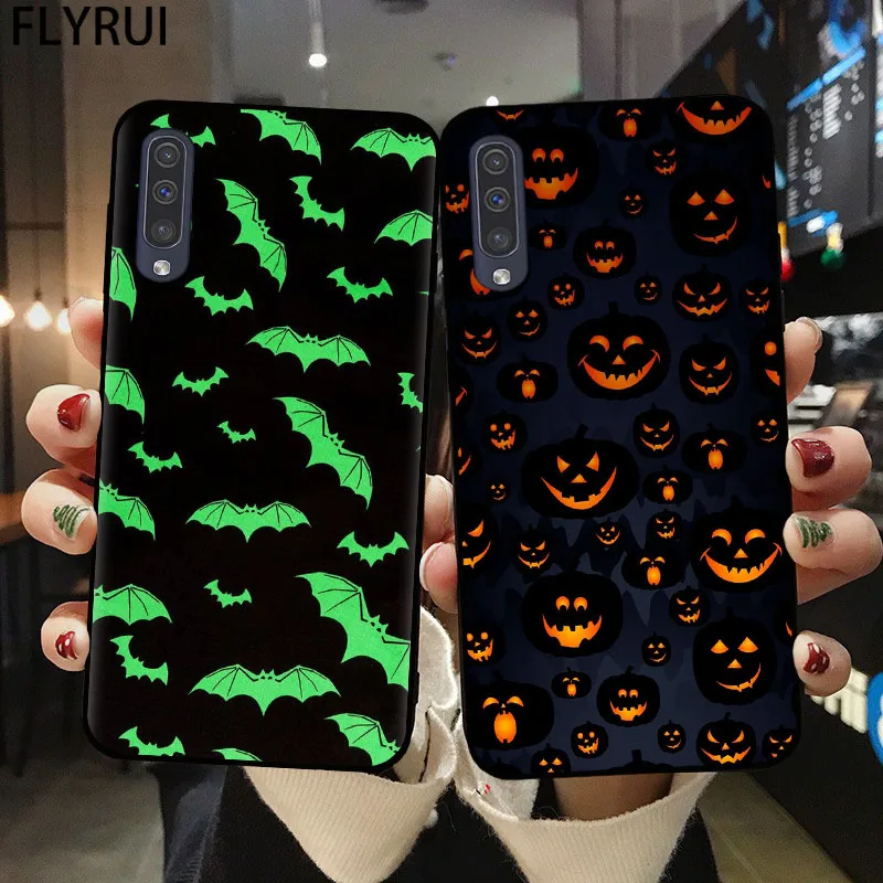 Крутой чехол для телефона на Хэллоуин Samsung A51 A71 A21S A10 A20 A30 A40 A50 A70 A7 A9 A6 A8 Plus 2018 с
