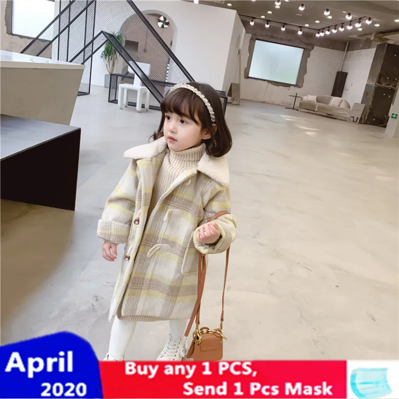 

XINI MOMMY 2020 Korea coat for girls girls baby clothing mother kids ojo siwa girls coat jacket girl winter fur coat children