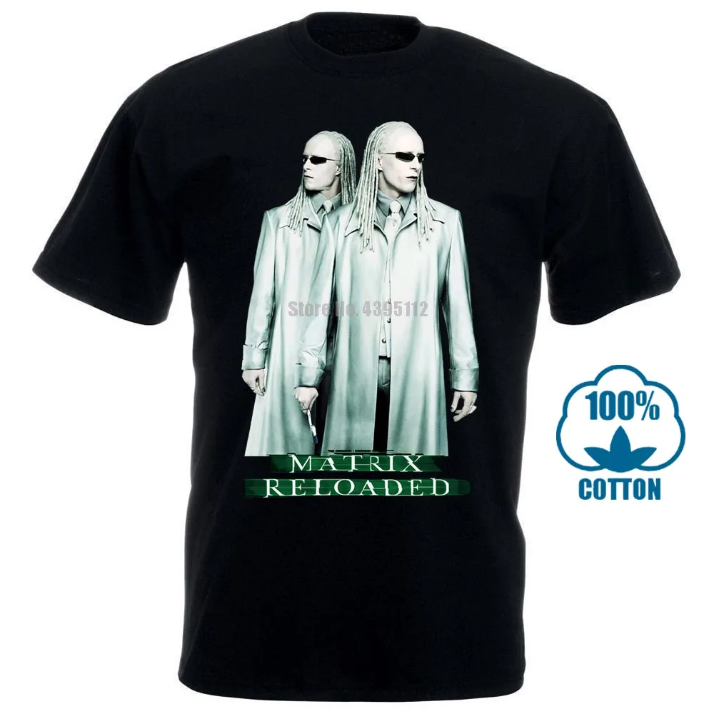 

Matrix Reloaded V2 T Shirt White Movie Poster All Sizes S 5Xl Round Collar Short Sleeve Tee Shirts