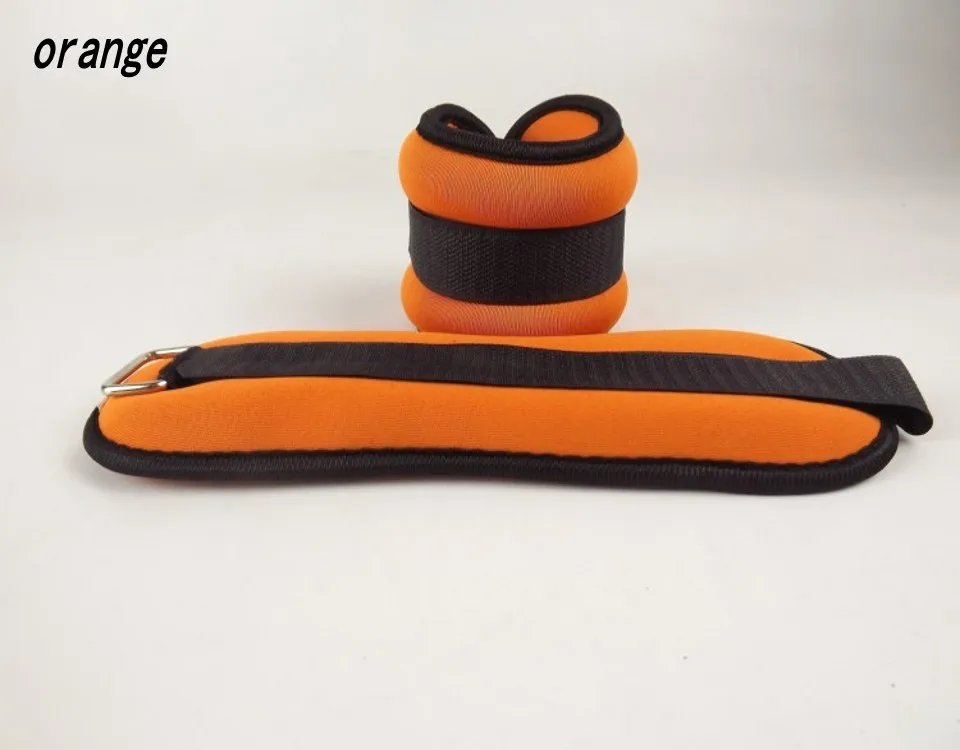 T2-orange Многофункциональные регулируемые мешки с песком для тренировок 0,5-2 кг для запястья на лодыжке, завернутые силовые тренажеры для бега в тренажерном зале, оборудование для фитнеса MMA - Цвет: T2-orange