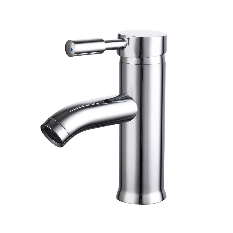 

Stainless steel faucet basin single hole bathroom bath room toilet mixed faucet wash basin hot and cold water waterfall faucet