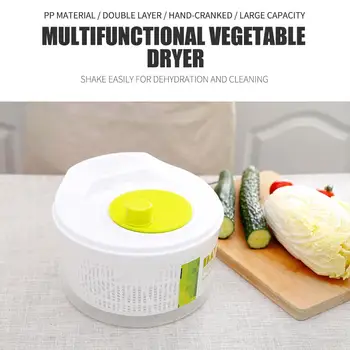 

Drain Basket Green White PP Strainer Kitchen Tool Folding Round Vegetable Washing Basket Vegetable Dryer Storage Box
