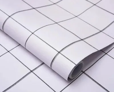 White grid Водостойкие и износостойкие самоклеющиеся наклейки для ванной комнаты наклейки на стену для ванной плитки пола наклейки на стену бумажная плитка - Цвет: White grid