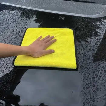

30x30/40/60CM Car Wash Microfiber Cleaning Drying Cloth Hemming Towel for BMW E36 E39 E46 E90 E60 F10 E34 X5 E53 E30 E92 E87 M