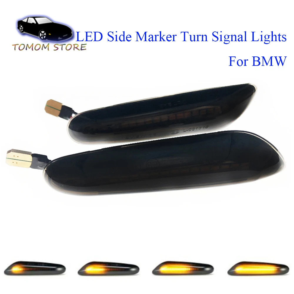 Для BMW F10 F18 X3 E83 X1 E84 X5 E53 E46 E60 E61 E81 E82 E87 E88 E90 E91 E92 E93 T10 динамические светодиодные боковые габаритные указатели поворота