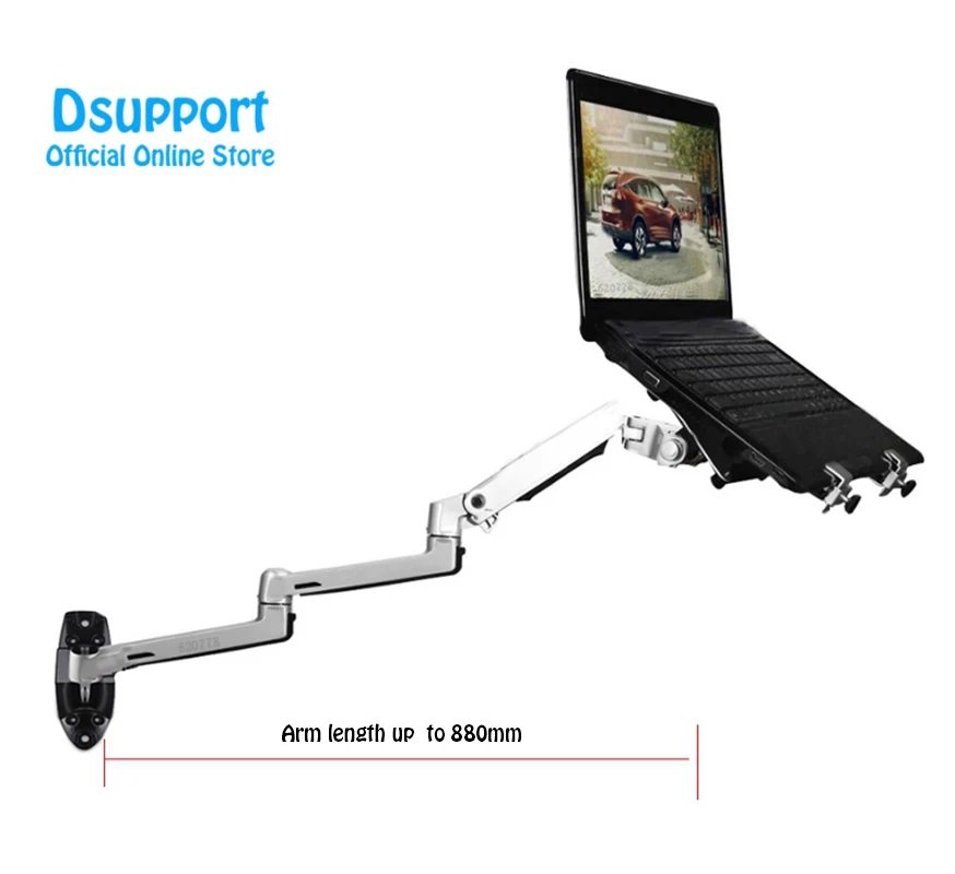 Bras Ultra-long En Alliage D'aluminium 8012-t, Support À Double Usage Pour Ordinateur  Portable/moniteur À Mouvement Complet - Supports Tv - AliExpress