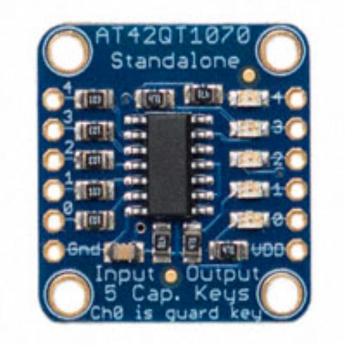 1362 плата 5-PAD CAP TOUCH module Adafruit AT42QT1070