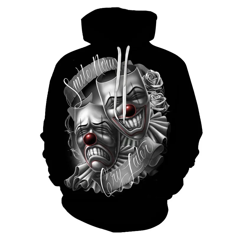 3D hoodies color painting cat pattern printed hoodies spring autumn men women loose sweatshirt street clothing baseball uniform