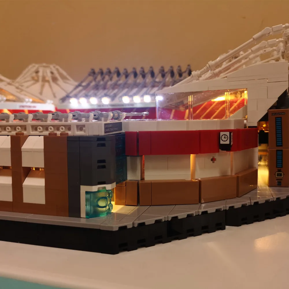 Ledライトキットオールド トラフォード マンチェスターのためのビルディングブロックライトアップあなたブロックおもちゃ モデル別売 Blocks Aliexpress