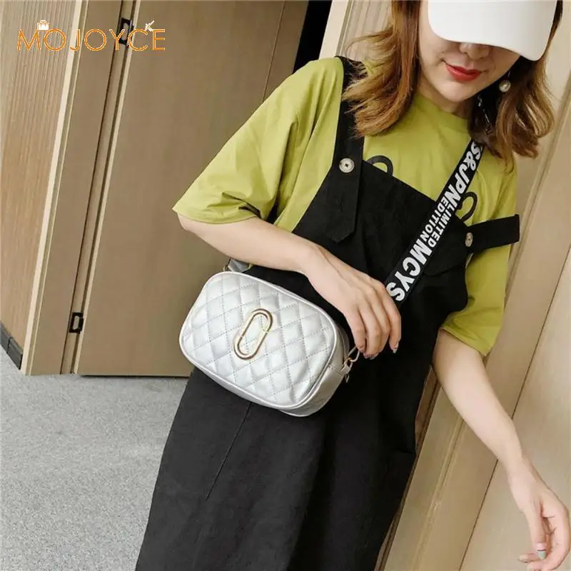 

Fashion New Handbags High Quality PU Leather Women Bag Lozenge Lattice Shoulder Bags PU Metal Decor Women Crossbody Square Bag
