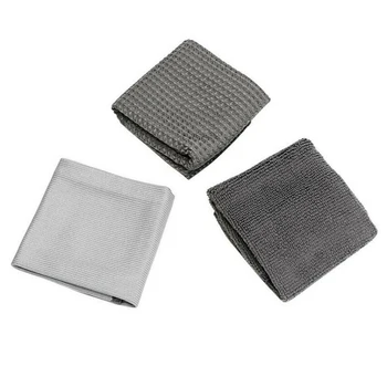 

9pcs Microfiber Towels Set Car Cleaning Soft Duster Wheel Brush Sponge