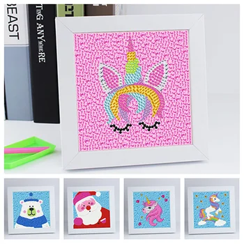 

Rhinestone Mosaic Art Diamond Painting 5D DIY Diamond Crystal Embroidery Cross Stitch Home Decoration With Frame Christmas Gift