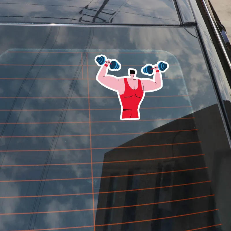 EBdecal крутые спортивные упражнения Тяжелая атлетика для авто
